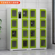 ST&amp;💘Supermarket Electronic Locker Smart Locker Shopping Mall Storage Cabinet Bar Code Fingerprint Wechat Face Mobile Pho