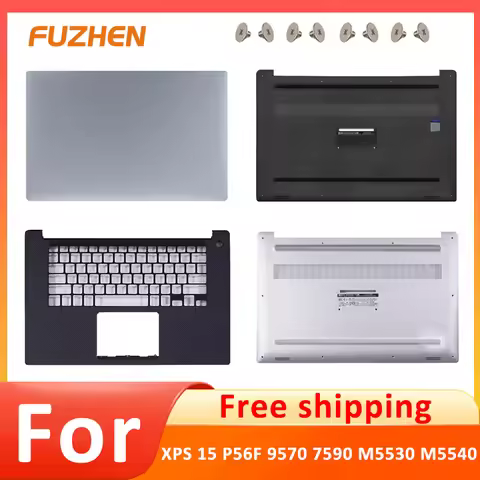 98% New For XPS 15 P56F 9570 7590 M5530 M5540 Laptop LCD Back Cover Front Bezel Palmrest Bottom Case