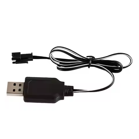 Charging Cable Battery USB Charger Ni-Cd Ni-MH Batteries Pack SM-2P Plug Adapter 4.8V 250mA Output T