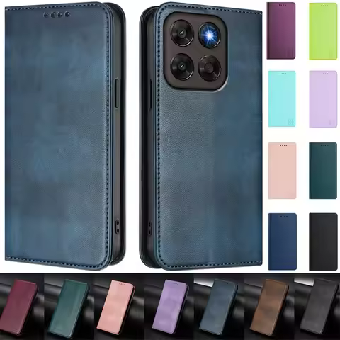 G77/G67 Magnetic Case for Moto G67 G77 Leather Stand Wallet Protect Case for Motorola Moto G67 Funda