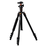 Tripod Stand K&F CONCEPT Adjustable Height Camera Tripod Stand Aluminum 4-Section 63.4in/161cm 10KG 