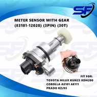 TOYOTA HILUX KUN25 KDH200 COROLLA AE101 AE111 PRADO KZJ95 SPEED METER SENSOR WITH GEAR 83181-12020 3
