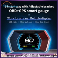 【Local Shipment】Universal Head Up Display On-BD & GPS Dual System Digital Speedometer Speed Meter fo