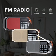 Mini Portable Bluetooth FM Radio Rechargeable Handheld Digital Player Audio Speaker Radio With Bluetooth