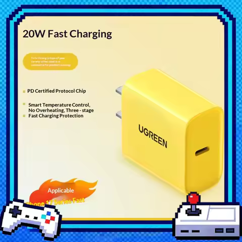 UGREEN CD319 20W Fast charging Charger Head Suitable for Apple MacBook Air laptops and phones with T