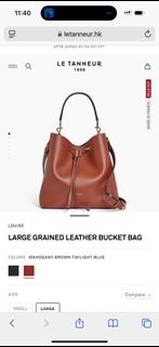 Le Tanneur 大size水桶包 non Chanel Hermes herbag