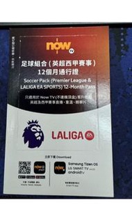 （徵）英超通行證 now tv