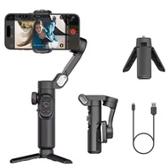 AOCHUAN สมาร์ท XE Gimbal Stabilizer 3 แกนขาตั้งมือถือแบบพับได้สําหรับ iPhone Android พร้อมโฟกัสล้อสํ