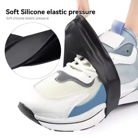 2pcs Soccer Lace Bands Anti Slip Silicone Shoelaces Covers Soccer Cleat Bands Sports Accessory For F