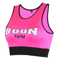 BOON Sport  Fight Top chest protection shirt female boxer sport bra ( SMLXL)  เสื้อหน้าอก บุญ สปอร์ต
