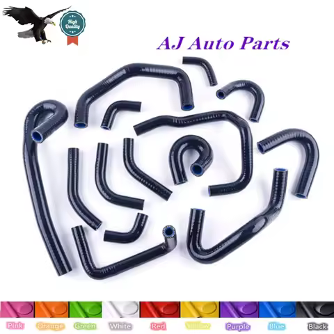 For Nissan Skyline R32 R33 R34 GTR RB RB26DETT Silicone Radiator Hose（3-PLY Hose ）