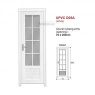 PINTU UPVC UPVC DOOR MERIDIAN / PINTU KAMAR /KAMAR MANDI/ U- Pvc 05 A 