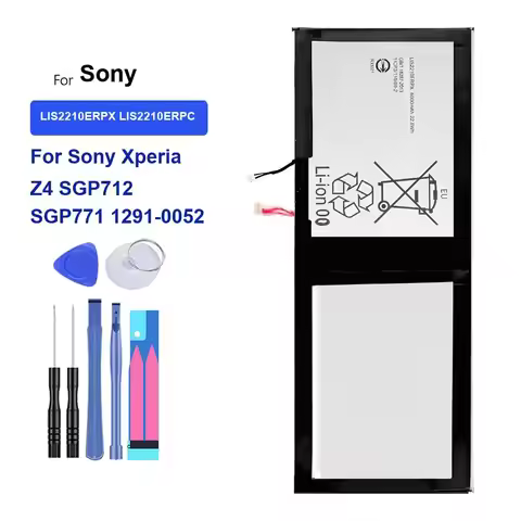 Tablet Battery LIS2210ERPX LIS2210ERPC Durable 6000mAh For Sony Xperia Z4 SGP712 SGP771 1291-0052