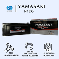 Yamasaki Super Power N120 (MF) Battery  [Made in Malaysia]