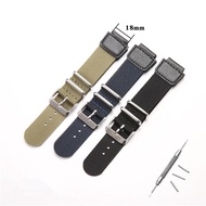 18MM Nylon Strap for AE-1200WH 1300WH SGW-300 AQ-S810W Watch Band Accessories Replacement Sport Watc