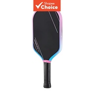 3s check NFC pickleball racket, high quality matte carbon racket surface, aluminum handle bottom log