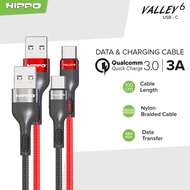 Hippo Valley 6 Type C 100 Cm Data Charger Official Warranty