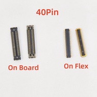 5-20Pcs LCD Display Screen Flex FPC Connector 40Pin For Samsung Galaxy A04 A045 A05 A055 Plug On Boa