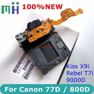 100% ใหม่สำหรับ Canon 77D 800D 9000D จูบ EOS X9i รีเบล T7i CG2-5514ชุดชัตเตอร์พร้อมใบมีดมอเตอร์ผ้าม่านซ่อมอุปกรณ์ประกอบเครื่องยนต์