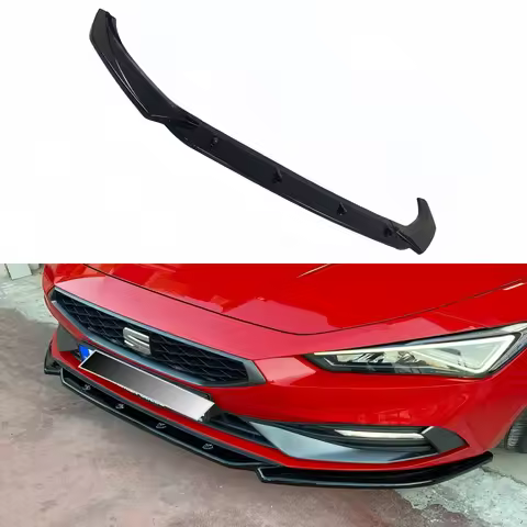 3 PCS Maxton Design Car Front Bumper Lip Splitter For Seat Leon MK4 Pre-Facelift FR CUPRA ST 5-Door