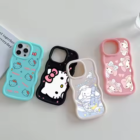 Y2K Hello Kitty Kuromi Cinnamoroll Casing For IPhone 17 Pro 17 Air 16 15 14 13 12 11 PRO MAX 16E 7 8