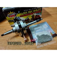 KRISS110 COMBO SET RACING CRANKSHAFT JET 4MM TAMBAH 8MM  HYPER KING