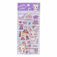 Cute Jewel Pet Stickers Sheet Cartoon Anime Kawaii Scrapbooking Sticker Book Decor Travel Case Noteb