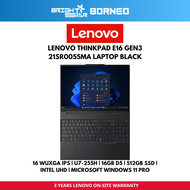 LENOVO Thinkpad E16 Gen 3 TP-E16-21SR0055MA Laptop - 16" WUXGA IPS/U7-255H/16GB D5/512GB SSD/W11P