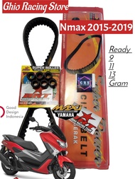 Vanbelt & Roller BRT NMAX old 150 V belt + Roler BRT NMAX 2015-2019 Roller racing brt  Original 2DP 