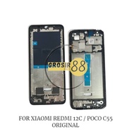LCD FRAME MIDDLE BONE LCD PLATE XIAOMI REDMI 12C / ORIGINAL C55poco