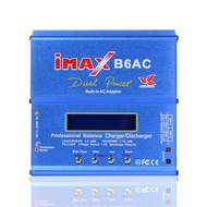 IMAX B6 AC RC Charger 80W B6AC 6A Balance Charger หน้าจอ LCD ดิจิตอล Li-Ion LiFe Nimh Nicd PB Lipo แบตเตอรี่ Discharger