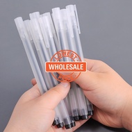[Wholesale] Replaceable Refill Black Frosted Gel Pen / 0.5mm Two-in-one Writing With Eraser Gel Pen / Office School Special Gel Pen