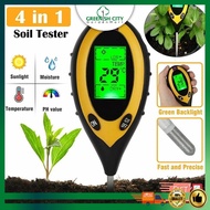 GNC 4 IN 1 Soil pH Meter For Soil Tester Survey Analyzer Soil Moisture Meter pH Tanah Digital Soil p