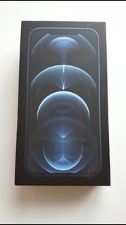 Apple iPhone 12 Pro Max 256GB Pacific Blue  Empty Box Only 蘋果 藍 原廠吉盒