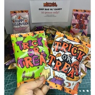 CHIP BAG for HALLOWEEN with candies (small chip bag + 8pcs assorted candies)