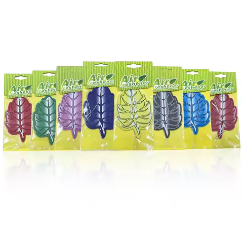 15 Pack Assorted Scent Car Air Fresheners - 8 Fragrances Hanging Leaf Air Freshener for Car Home, Od