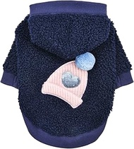 Pinkaholic New York Ginevra Cute Winter Hooded Shirts Flat Vertical Ribs Pattern for Small and Mediu