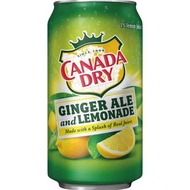 Canada Dry Ginger Ale and Lemonade Soda 檸檬味薑汁汽水 12oz / 355ml 【07826502】