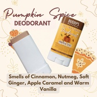 Buddy's Natural Pumpkin Spice deodorant Travel Size for adults and kids