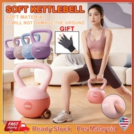 2kg - 12kg soft kettlebell Lembut, Latihan Gymnasium Angkat Berat Kecergasan Rumah Peralatan Senaman