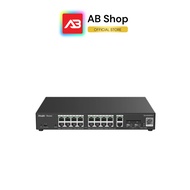 RUIJIE|REYEE 20-Port Gigabit Smart POE Switch, 16 PoE/POE+ Ports with 2 Gigabit RJ45 + 2 SFP uplink 