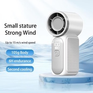 1500mah Mini Pocket Fan with Digital Display15m/s High Speed, 6H Battery Life, Second Cooling for Tr