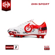 MERAH DHN SPORT - Ortuseight Football Shoes White and Red BabyFORTE 28 - 32 Bonus Socks