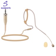 greatbuy666-3.5mm Nut Direct-Plug Skin-Colored Head-Mounted Single-Ear Microphone for Conference /Te