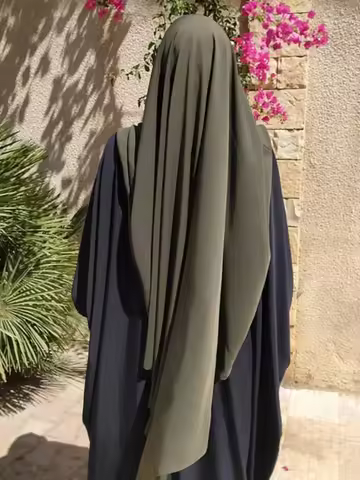 Muslim Women Long Khimar Prayer Garment Women Islamic Dubai Turkey Namaz Burka Jurken Ramadan Eid Lo