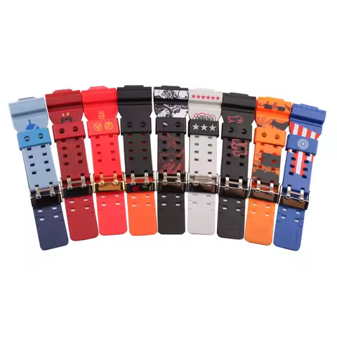 The watch strap accessories are compatible with the Casio GD120 GA-110 100 400 700 140 Resin Limited