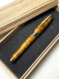 3952老山羊-X888 金絲楠木 高清高亮版 書法鈦尖鋼筆