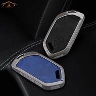 For 2024 Kia Carnival EV9 Picanto GT Line 5 6 7 8 Buttons Metal Leather Car Key Cover Case Fob Car A