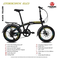 SEPEDA LIPAT FOLDING BIKE PACIFIC 2980RX 6.0 20" 7SP