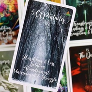 10.3*6cm Twin Flame Awakened Path Tarot 78 Pcs Keyword Cards with Meaning Oracle Card Deck Picture T